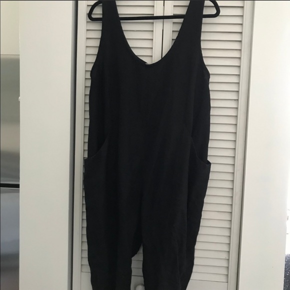 Elizabeth Suzann Clyde Jumpsuit, linen/small/short - Picture 4 of 6